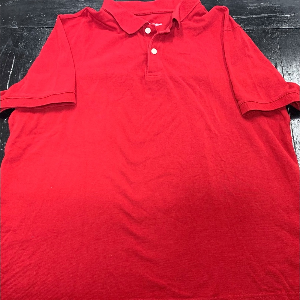 Goodfellow & Co Red Polo XL